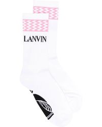 Lanvin - ロゴ 靴下 - Lyst