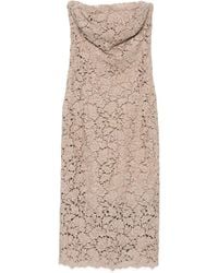 Ermanno Scervino - Robe Courte À Fleurs En Dentelle - Lyst
