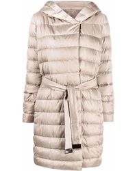 Max Mara - Abrigo acolchado con cinturón - Lyst