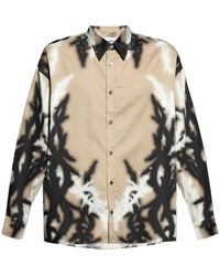 Etudes Studio - Illusion Thorn-print Cotton Shirt - Lyst