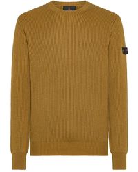 Peuterey - Ribbed-Wool Crew-Neck Sweater - Lyst