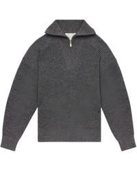 Isabel Marant - Gerippter Pullover mit Reißverschluss - Lyst