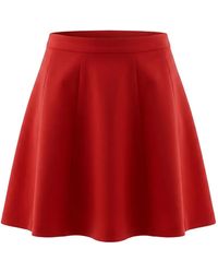 Valentino Garavani - Pleated A-Line Skirt - Lyst