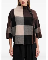 Joseph Ribkoff - Jersey A Cuadros Con Botones - Lyst