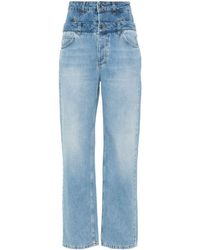Liu Jo - High Waist Straight Jeans - Lyst