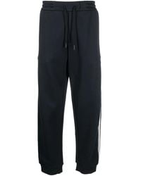 Giorgio Armani - Jogginghose Mit Logo-Stickerei - Lyst