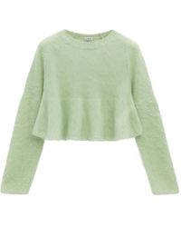 Loewe - Peplum-Hem Sweater - Lyst