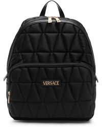 Versace - Myth Nylon Backpack - Lyst