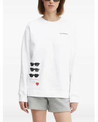Karl Lagerfeld - サングラスプリント スウェットシャツ - Lyst