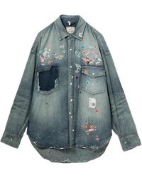 Maison Mihara Yasuhiro - Graphic-Print Measuring Tape Hoodie - Lyst