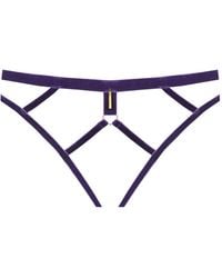 Maison Close - Fluwelen Slip - Lyst