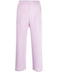 Pleats Please Issey Miyake - Monthly Colors December Plissé Trousers - Lyst