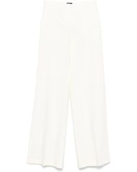 Pinko - Wide-Leg Trousers With Concealed Fastening - Lyst