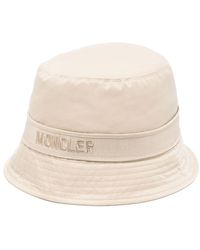 Moncler - Fischerhut mit Logo-Stickerei - Lyst