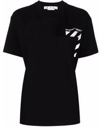 Off-White c/o Virgil Abloh - 'Jersey' Print Short-Sleeve T-Shirt - Lyst