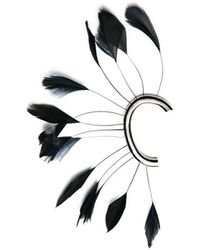 Patrizia Pepe - Feather-Trim Ear Cuff - Lyst