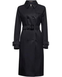 Herno - ベルテッド ダブルコート - Lyst