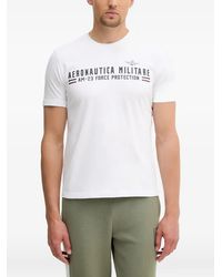 Aeronautica Militare - Logo-Print T-Shirt - Lyst