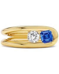UNIFORM OBJECT - Impact Sapphire And Diamond Ring - Lyst