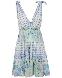 CAMILLA - Floral-Print Tiered Dress - Lyst