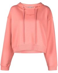 Stella McCartney - Logo-Print Drawstring Hoodie - Lyst