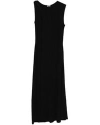 JOSEPH - Arty Gebreide Midi-Jurk Met Plissé-Effect - Lyst