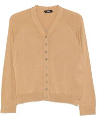 Alpha Studio - V-Neck Long-Sleeve Cardigan - Lyst