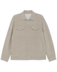 Eleventy - Hemdjacke Mit Klappentasche - Lyst