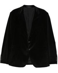 Tagliatore - Velvet Blazer - Lyst