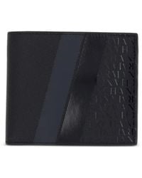 ARMANI EXCHANGE - Logo-Embossed Bifold Wallet - Lyst