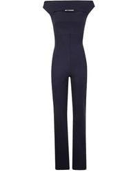 La Petite Robe Di Chiara Boni - Schulterfreier Jumpsuit mit Seitentasche - Lyst