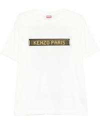KENZO - Graphic-Print Cotton T-Shirt - Lyst