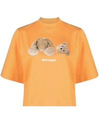 Palm Angels - Teddy Bear-Print T-Shirt - Lyst
