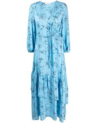 IVY & OAK - Floral-Print Maxi Dress - Lyst