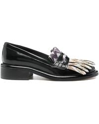 Missoni - 40Mm Zigzag Loafers - Lyst