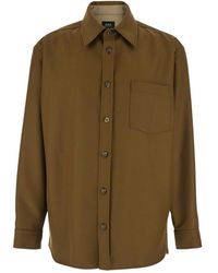 A.P.C. - Malaury Shirt Jacket - Lyst