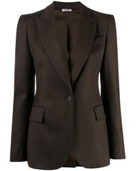 P.A.R.O.S.H. - Long-Sleeved Flap Pockets Blazer - Lyst