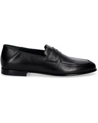 Baldinini - Penny-Strap Almond-Toe Loafers - Lyst