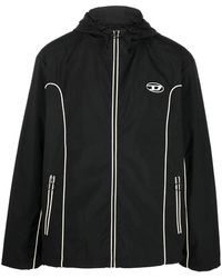 DIESEL - Windbreaker Jackets - Lyst