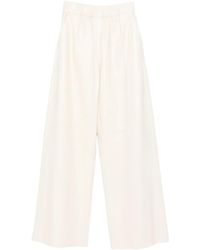 Arma - Elastic-Waist Leather Trousers - Lyst