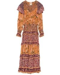 FARM Rio - Kleid mit Blumen-Print - Lyst