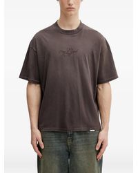 Represent - Logo-Embroidered Short-Sleeve T-Shirt - Lyst