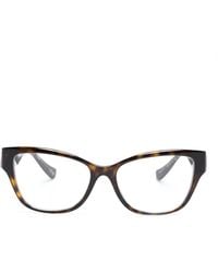 Versace - Logo-Plaque Cat Eye-Frame Glasses - Lyst