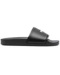 MSGM - Logo-Print Sliders - Lyst