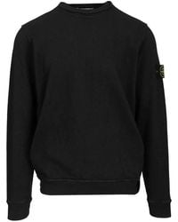 Stone Island - Patch Crew-Neck Sweatshirt - Lyst