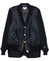 Junya Watanabe - Veste Bomber À Fini Satiné - Lyst