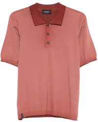 AROVESCIO - Buttoned Polo Shirt - Lyst