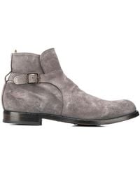 Officine Creative Bottines Tempus à boucle - Gris