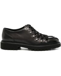 Doucal's - Round-toe Leather Lace-up Shoes - Lyst