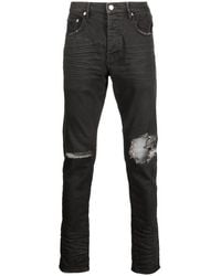 Purple Brand - Ripped-Detail Slim-Fit Jeans - Lyst